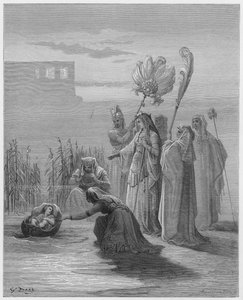 De vondst van Mozes door Gustave Dore